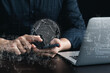 © Thapana_Studio - Digital transformation technology strategy,the transformation of ideas and the adoption of technology in business in the digital age, enhancing global business capabilities.