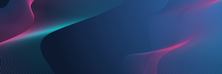 Quantum computer technologies concept. Futuristic blue circuit board background vector. Modern technology circuit board texture background design. Waves flow. Quantum explosion technology.