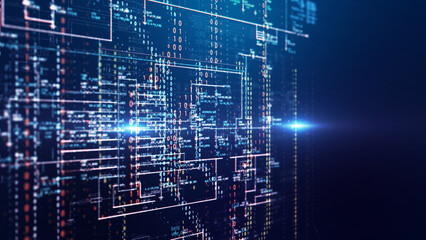 Wall Mural - technology background printed circuit board/technology background of the abstract computer motherboa