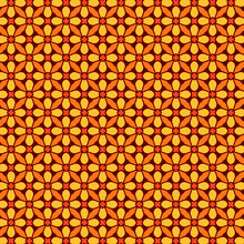 Yellow Brown Floral Texture Clothes Fashion Textile Background Interior Design Graphics Wrapping Paper Fabric Wallpaper Banner Backdrop Plaid Carpet Decorative Elements Laminates Art Geometric Pattern