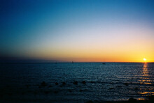 Sunset On The Sea