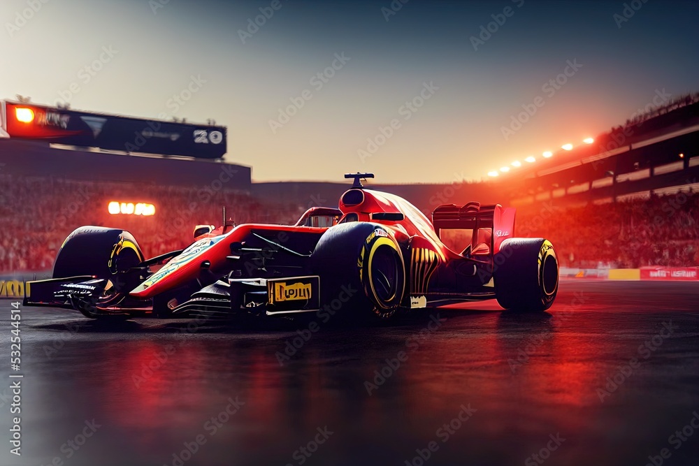 ภาพประกอบ Stock Race car | Adobe Stock