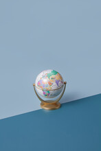 Geographic Globe With Continents And Countries.