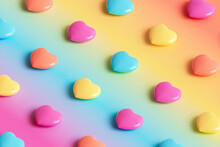 Colorful Hearts Pattern