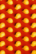 © Giada Canu/Stocksy - isometric pattern of many yellow safety helmets