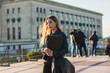 © Ana Luz Crespi/Stocksy - Young woman going to college for the first time