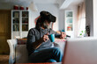 © Ezequiel Giménez/Stocksy - Man exploring cyberspace near laptop