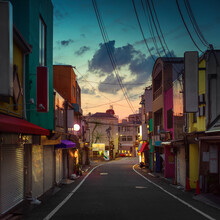 Striking Empty Japanese Street