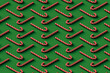 © Giada Canu/Stocksy - 3d pattern of many red and white candy cane