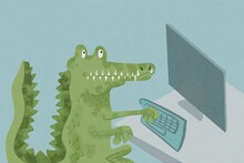 The Sharp Office Crocodile