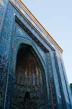 Muqarna Vaulting Of Mausoleum In Shah-i-Zinda In Samarkand
