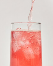 Pink And Refreshing Drink