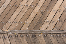 Boardwalk With Cigarette Litter
