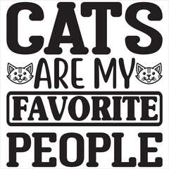 Poster - Cats are my favorite people