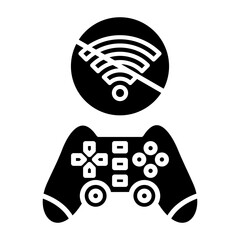 Canvas Print - Game Disconnect Icon Style