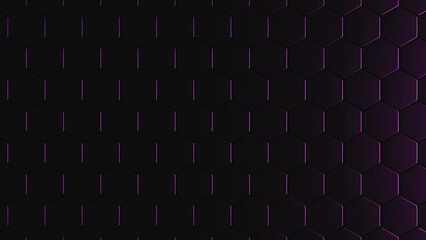 Aufkleber - Glossy luxury background. Abstract hexagon background. Metallic backdrop.