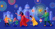 Happy Diwali Illustration