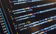 © Bastian Weltjen - Close-up of screen showing software code