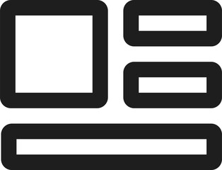 Poster - Hamburger menu icon, web mobile navigation panel