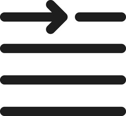 Poster - Icon of hamburger menu read more mobile list lines