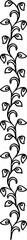 Poster - Separator floral ornaments, break divider glyph