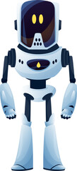 Aufkleber - Robot or android bot, cartoon cyborg toy character