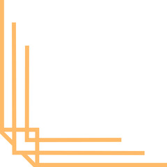 Wall Mural - Corner design element patterns art deco style edge