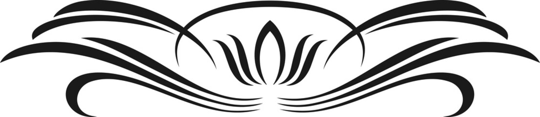 flourish wavy line separator, border text divider