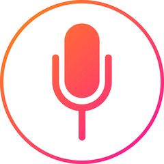 Poster - Mic button, smart speaker, personal assistant ai