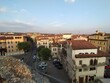 View of Verona city center from amphitheater Arena , Italy