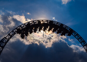 roller coaster in europa park, germany