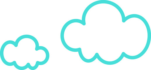 Wall Mural - Cloud icon, logo