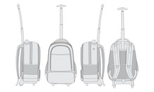Backpack Troller Vector