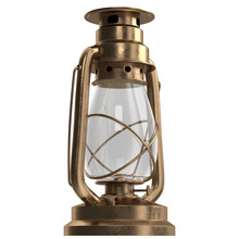 3D Rendering Illustration Of A Kerosene Lamp