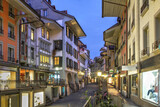 Fototapeta  - Street in Thun, Switzerland