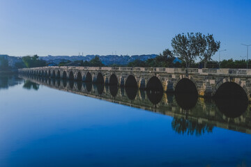 Wall Mural - bridge over the river