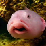 Fototapeta Góry - Photo of a Blobfish - World's ugliest fish