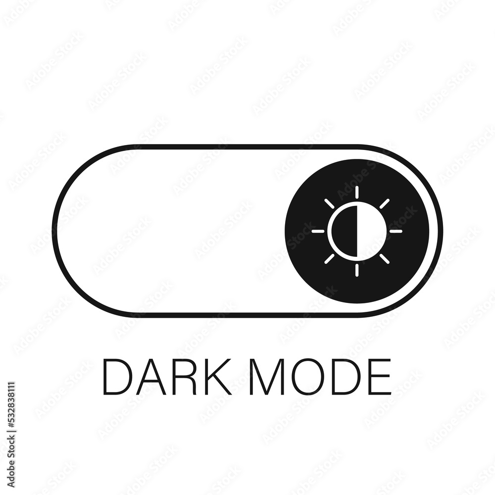 On Off Switch. Dark and Light Mode Switcher, Web Design, Animation ...