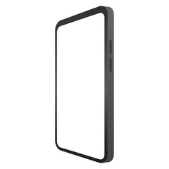 Poster - Smartphone mockup. Cellphone frame with blank display isolated templates.  stock illustration.