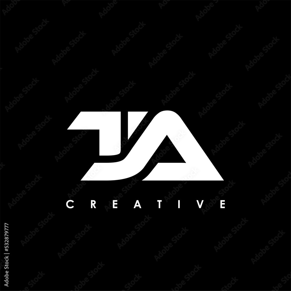 TJA Letter Initial Logo Design Template Vector Illustration Stock ...