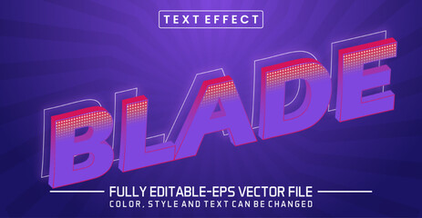 Poster - Blade text editable style effect