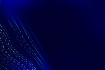 Aufkleber - Abstract technological background in vibrant colors with blur. Futuristic hi-tech banner.