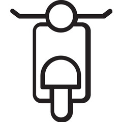 Poster - Vespa Vector Icon