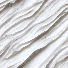 Seamless texture of wavy white marble