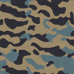 Seamless texture of camouflage pattern