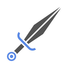 Wall Mural - Dagger Icon Style