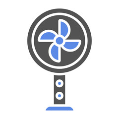 Poster - Stand Fan Icon Style