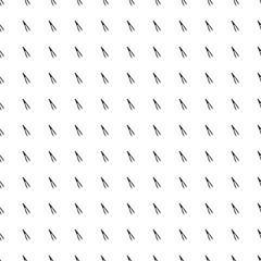 Poster - Square seamless background pattern from black compass dividers. The pattern is evenly filled. Vector illustration on white background