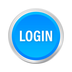 Aufkleber - Login. Web banner. Arrow, cursor icon. Arrow  icon. Hand click  stock illustration