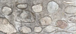 © paulmalaianu - High quality old stone wall  background. Front view with copy space.